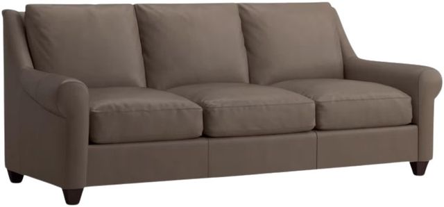 Bassett® Furniture Customizable BenchMade Ellery Leather Sofa-0