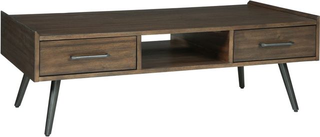 Signature Design by Ashley® Calmoni Brown Coffee Table-0