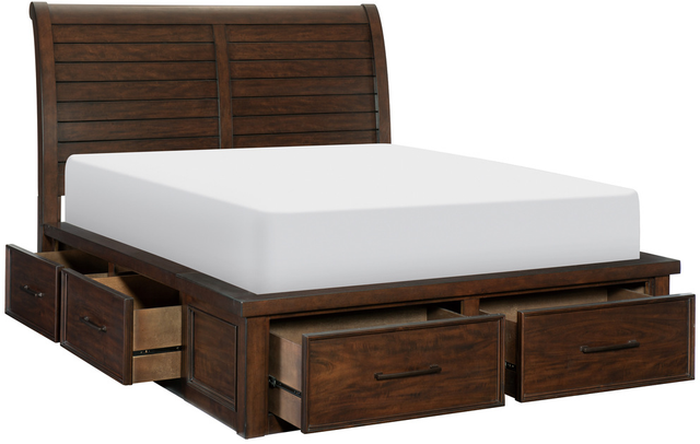 Homelegance® Logandale 5-Piece Brown Queen Bedroom Set-2