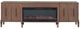 Legends Home Tranquility Walnut 94" Fireplace Console-2