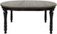 Jofran Inc. Madison County Brown Round to Oval Dining Table with Vintage Black Base-2