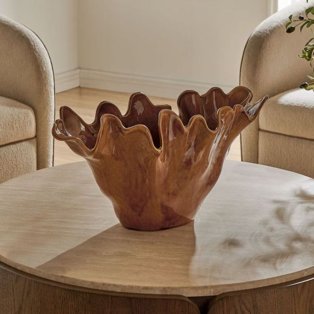 Uttermost® Amber Tide Brown Bowl-1
