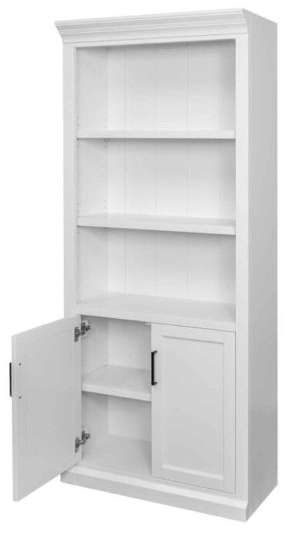 Martin Furniture Abby White 78" Bookcase-2