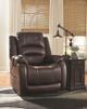 Ashley® Barling Walnut Power Recliner with Adjustable Headrest-1