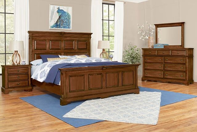 Artisan & Post by Vaughan-Bassett Heritage Amish Cherry King Mansion Bed-1