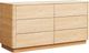 Moe's Home Collection Round Off Light Oak Brown Dresser-0