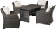 Signature Design by Ashley® Easy Isle 5-Piece Bark Brown/Beige Outdoor Dining Set-0