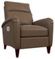 La-Z-Boy® Mercer Mahogany High Leg Power Recliner with Headrest-0