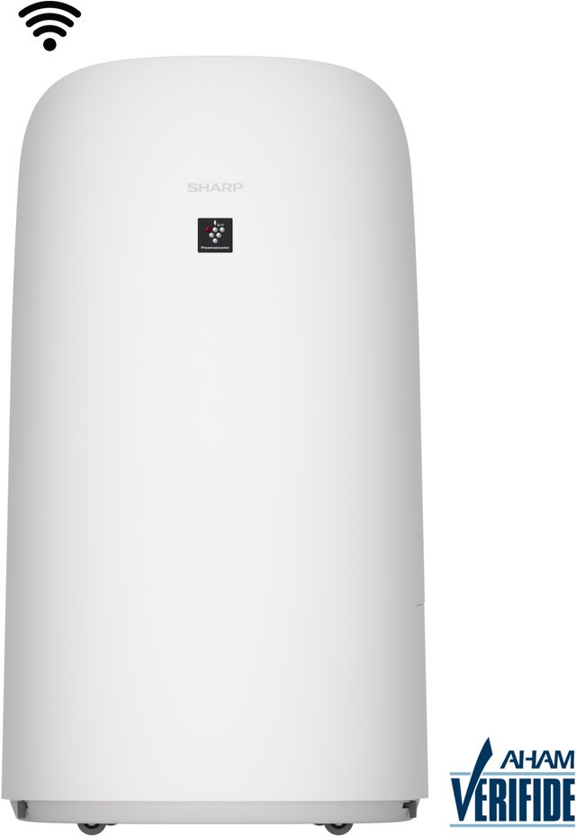 Sharp® White Smart Air Purifier and Humidifier with Plasmacluster Ion Technology-2