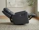 Liberty Furniture Rolan Carmel Slate Leather Single Glider Zero Gravity Power Recliner-3