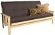Kodiak Furniture Monterey Twill Gray/Antique White Full Futon with Mattress-0