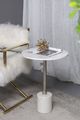 A & B Home Off-White Adjustable Side Table-4
