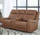 Parker House® Haywood Butternut Power Loveseat with Console-2