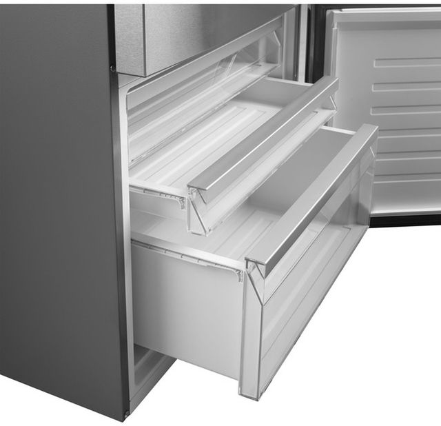 GE® 17.7 Cu. Ft. Fingerprint Resistant Stainless Steel Counter Depth Bottom Freezer Refrigerator-3