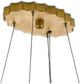 Currey & Company Nightwood Contemporary Gold Leaf/Molé Black Chandelier-4