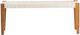 Crestview Collection Bengal Manor Light-Brown/White Bench-1
