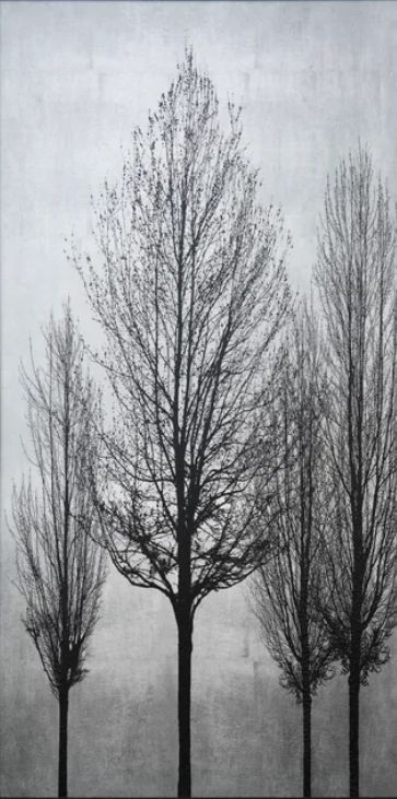Stylecraft Black/Nickel/Silver Wall Art-1
