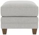 Flexsteel® Lennox Silver Glacier Ottoman-2