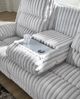 Signature Design by Ashley® Technique Alloy Power Reclining Sofa with Drop Down Table-4