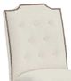 Fairfield® Customizable Entree Dining Empire Short Back Armless Stack Chair with Linen Legs-1