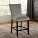 Furniture of America® Sabro 5-Piece White Square Dining Table Set with Black Base-4