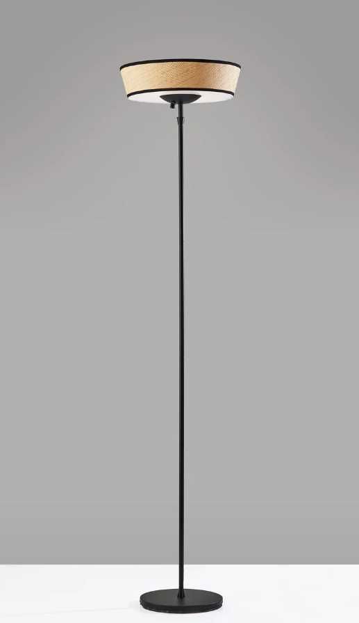 Adesso® Harper Black Floor Lamp-4