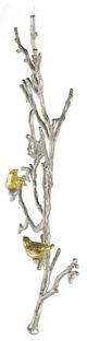 A & B Home Atelier Silver Small Branch Wall Sculpture-1