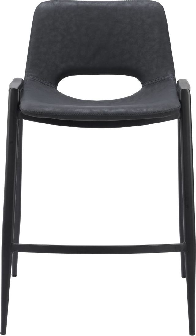 Zuo® Modern Desi Black Counter Chair-2