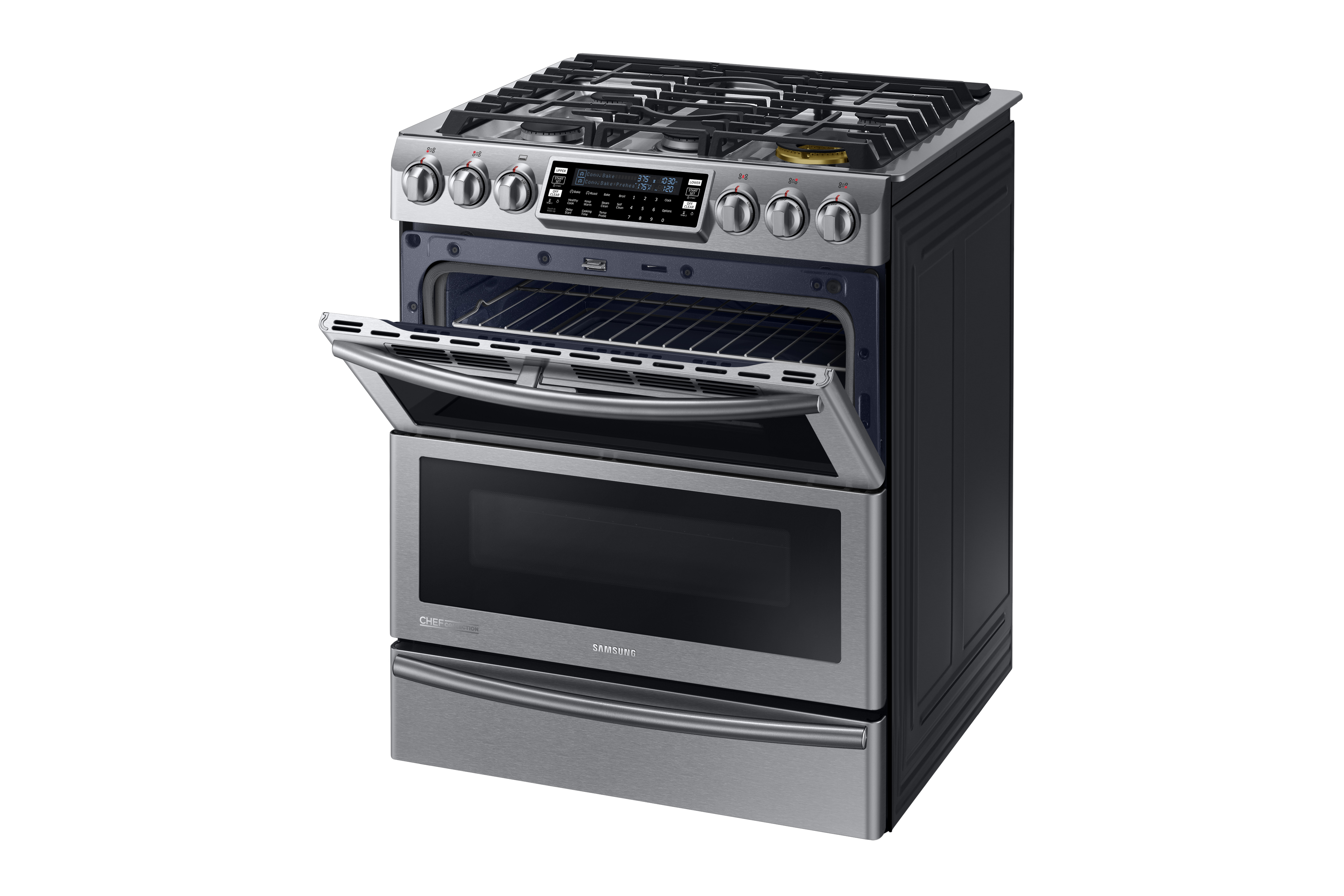 5.8 cu. ft. Slide-in Dual Fuel Range with Flex Duo & Dual Door - Thumbnail 2