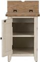 Liberty Furniture Farmhouse Reimagined Chestnut Side Table with Antique White Base-3