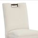 Fairfield® Customizable Entree Dining Pull Short Back Armless Stack Chair with Tobacco Legs-1