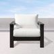 Enclover Hickory Black/White Club Chair-2