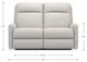 La-Z-Boy® Finley Dove Power Wall Reclining Loveseat with Headrest-4