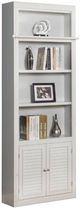 Parker House® Boca 9-Piece Cottage White Entertainment Wall with Corner Bookcases-3