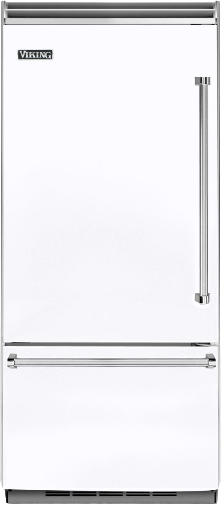 Viking® Professional 5 Series 36 in. 20.4 Cu. Ft. White Built-In Bottom Freezer Refrigerator-0