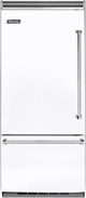 Viking® Professional 5 Series 36 in. 20.4 Cu. Ft. White Built-In Bottom Freezer Refrigerator-0