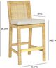 TOV Furniture Amara Cream/Natural Rattan Counter Stool-2