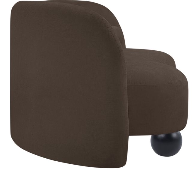 Meridian Furniture Daphne Brown 64" Chenille Fabric Loveseat-3