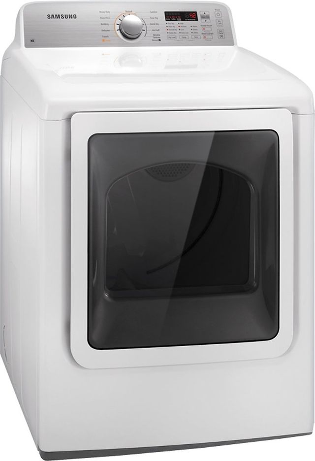 Samsung 7.3 Cu. Ft. White Electric Dryer-1