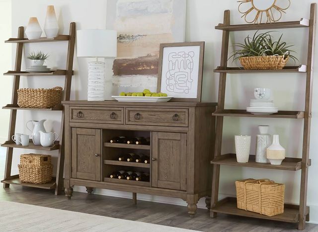 Liberty Furniture Americana Farmhouse 3-Piece Dusty Taupe Living Room Set-0
