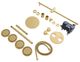 ZLINE Autograph Edition Polished Gold Emerald Bay Thermostatic Shower System with Body Jets-2