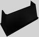 Vent-A-Hood® Designer Series 66" Black Wall Mounted Range Hood-4