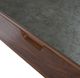 Armen Living Zola Gray/Walnut Lift-Top Coffee Table with Black Base-4