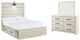 Signature Design by Ashley® Cambeck 2-Piece Whitewash Full Panel Bed Set-0