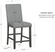 Powell® Seneca 5-Piece Gray Counter Dining Set-3