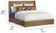Flexsteel® Normandy Driftwood King Panel Bed-2