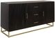 Stylecraft Ebony Stain and Gold Sideboard-0