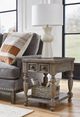 Null Furniture Aria Gray Wash Rectangular End Table-1