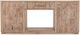 International Furniture Direct Balam White Entertainment Center with Fireplace-4