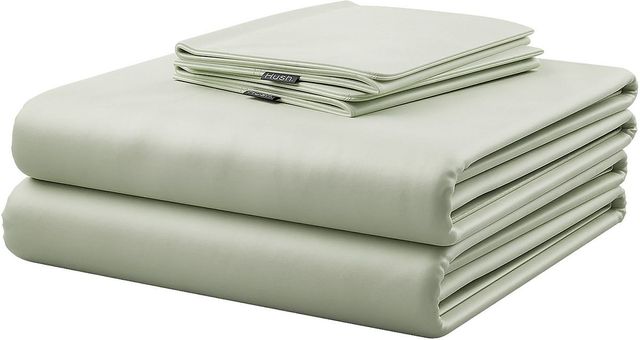 Hush Iced 4-Piece Sage Twin Bamboo Cooling Sheets and Pillowcase Set-0